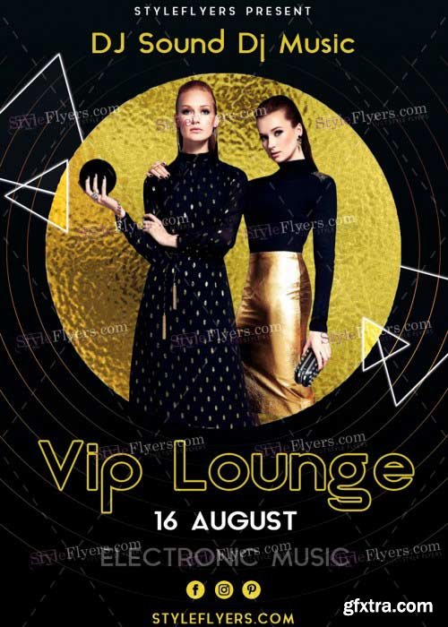 VIP Lounge V31 PSD Flyer Template