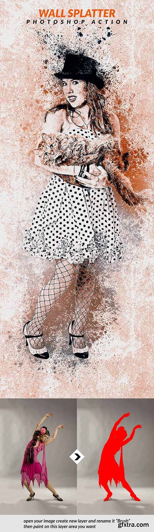 Graphicriver - Wall Splatter Photoshop Action 17253767