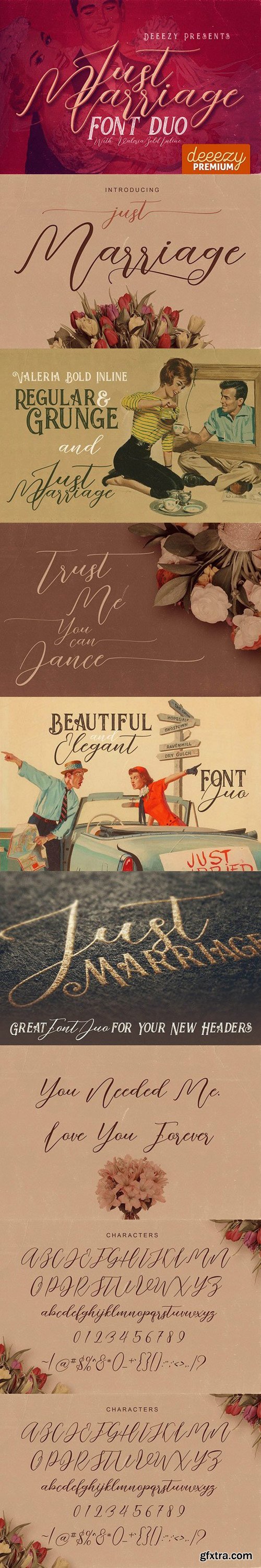 CM - Just Marriage Font Duo 1493455