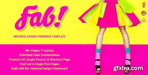 ThemeForest - FAB! v1.1.0 - Material Design Ecommerce HTML Template - 12869260