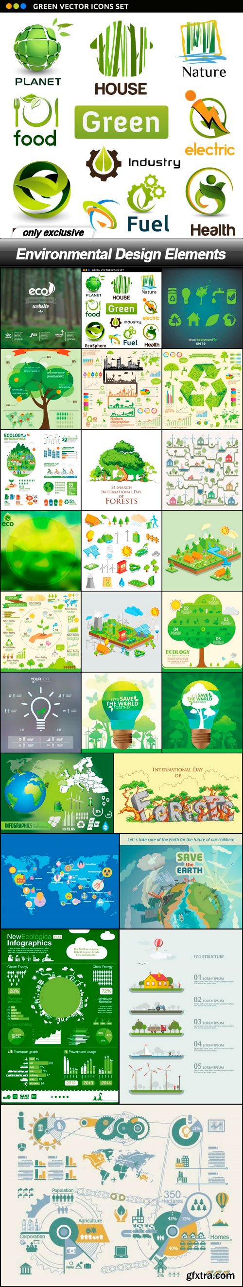 Environmental Design Elements - 25 EPS