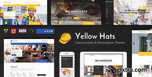 ThemeForest - Yellow Hats v1.0.6 - Construction, Building & Renovation Theme - 15626124