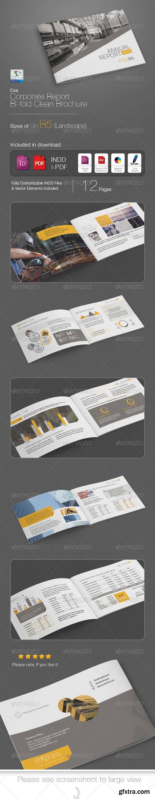 Graphicriver - Exa Business Report B5 Brochure 4916819