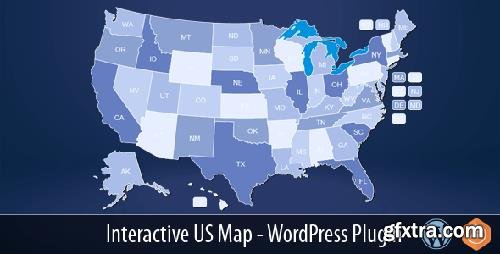 CodeCanyon - Interactive US Map v2.1.1 - WordPress Plugin - 10359489