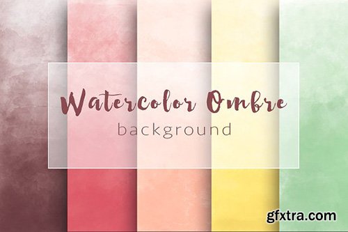 Ombre watercolor backgrounds - CM 376864