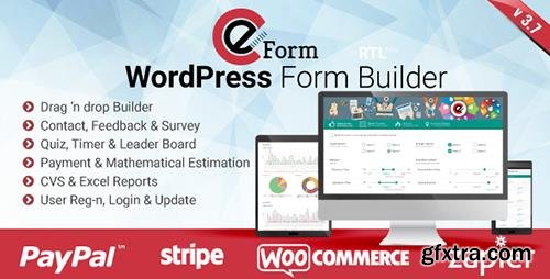 CodeCanyon - eForm v3.7.2 - WordPress Form Builder - 3180835