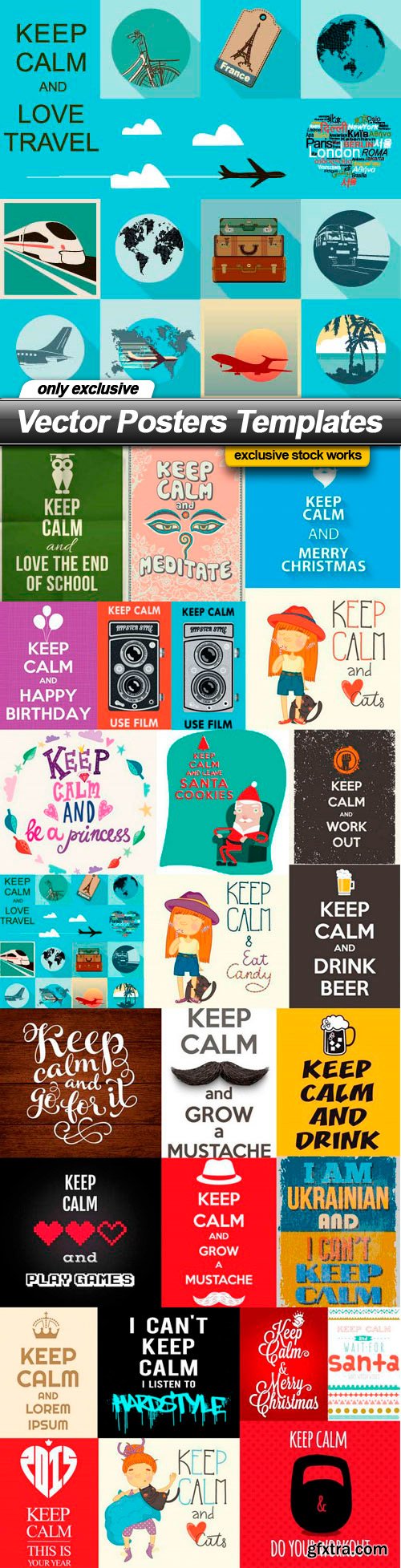 Vector Posters Templates - 25 EPS