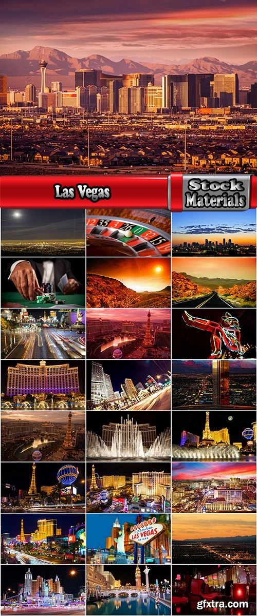 Las Vegas Nevada desert night city fire light entertainment roulette game 25 HQ Jpeg