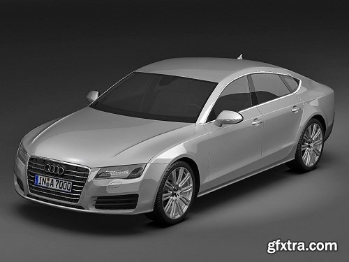 Audi A7 Sportback 3D 2011 3D Model