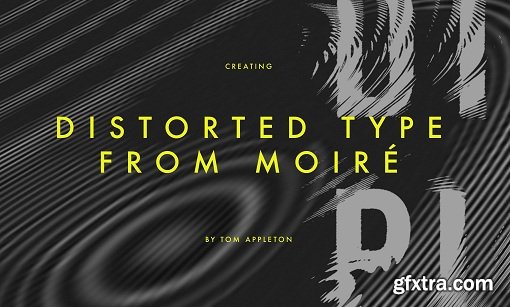 Create Abstract Typography from Moire textures