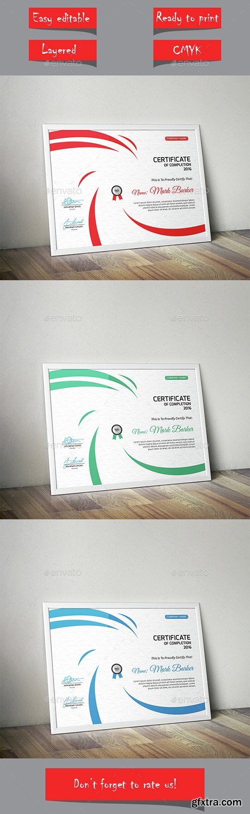 Graphicriver - Certificate 14886965