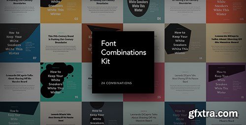 ThemeForest - Font Combinations Kit 15467925