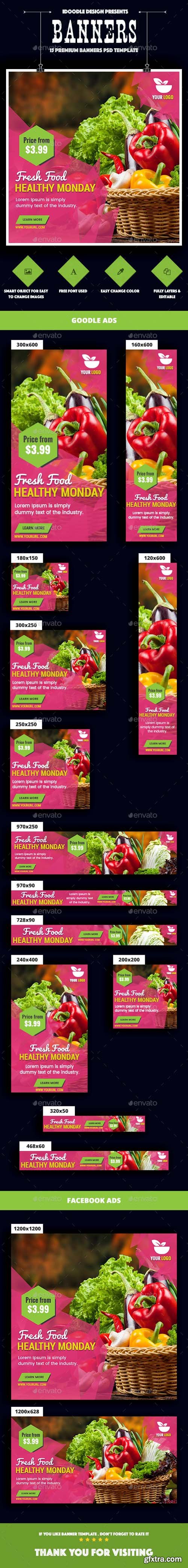 GR - Food & Restaurant Banners Ad 20152854