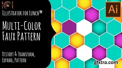 Illustrator for Lunch™ - Multi-Color Faux Pattern - Patterns, Transform, Expand