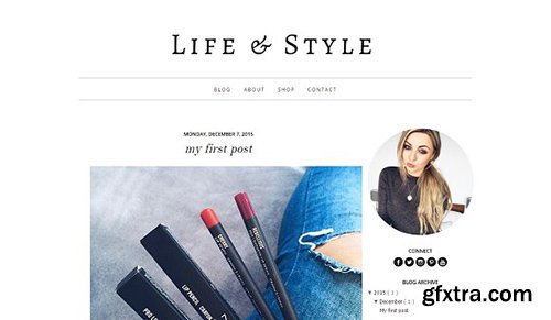 Life & Style Blogger Template - CM 463684