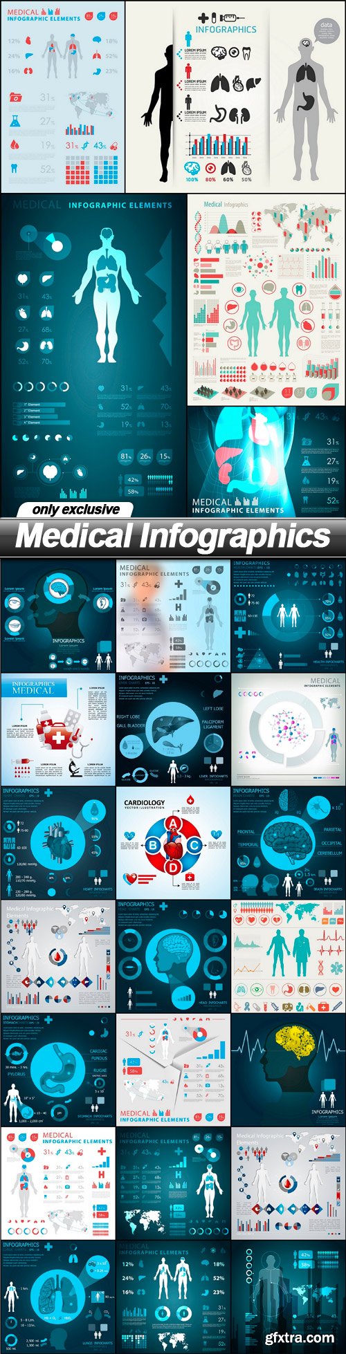 Medical Infographics - 25 EPS