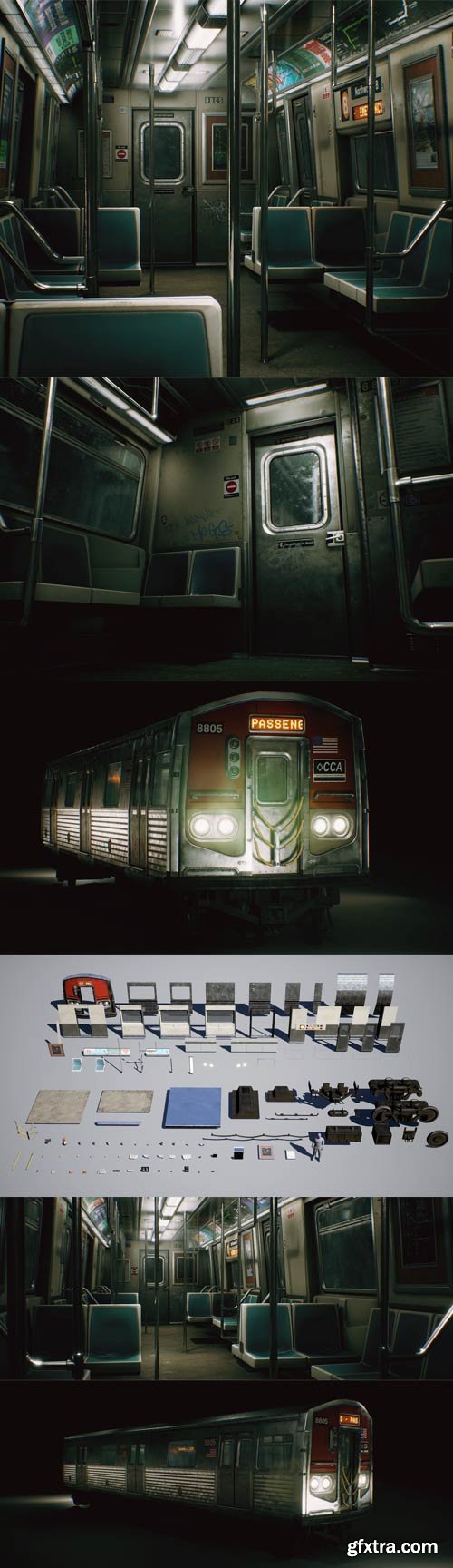 Cube Brush - City Subway Train