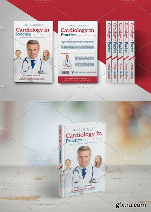 CM - Medical book cover template 1519243