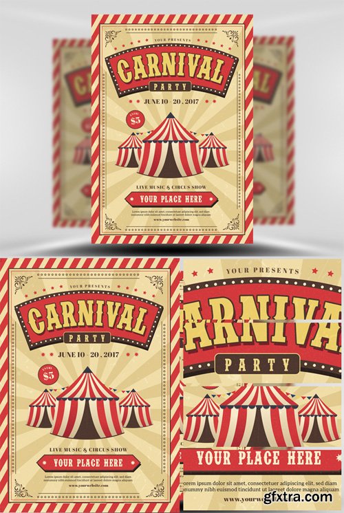 Carnival Event Party Flyer Template