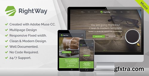 ThemeForest - RightWay v1.0 - Corporate Multipurpose Muse Template - 19834053