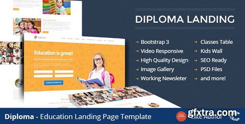ThemeForest - Diploma v1.2 - Education Bootstrap Responsive Landing - 5881465