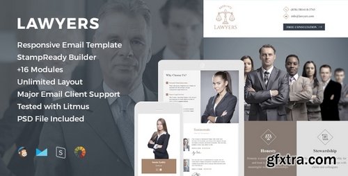 ThemeForest - Lawyers Responsive Email Template 19120433