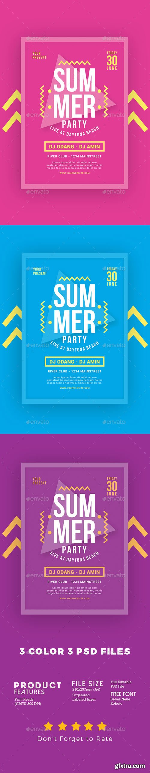Graphicriver - Summer Party Flyer 20185877