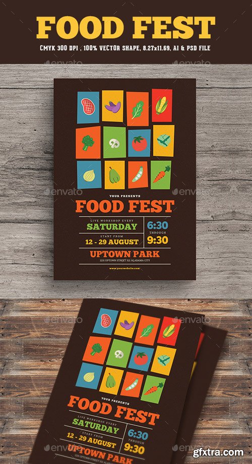 GR - Food Festival Flyer 19773388