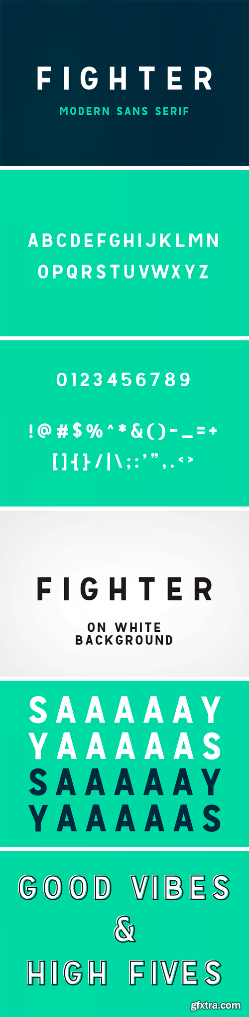 CM 1581434 - Fighter - Moder Sans Serif Font