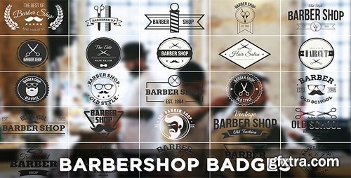 Videohive Barbershop Badges 15166956