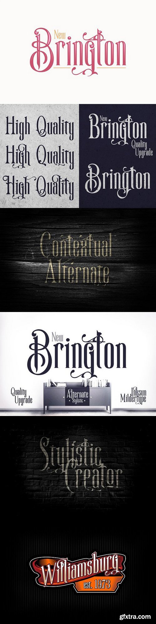 CM - New Brington Serif Font 1518926