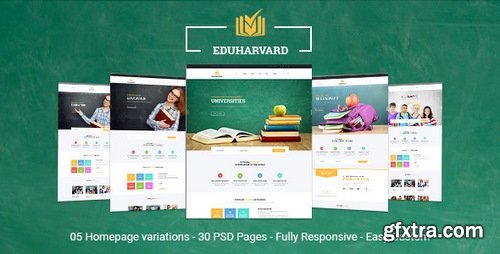 ThemeForest - Eduharvard - Multi-Concept Education & Courses HTML Template 20071585