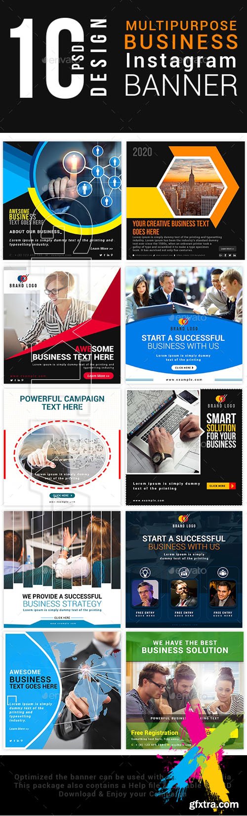 Graphicriver - Multipurpose Business Instagram Banner Vol-2 20153842