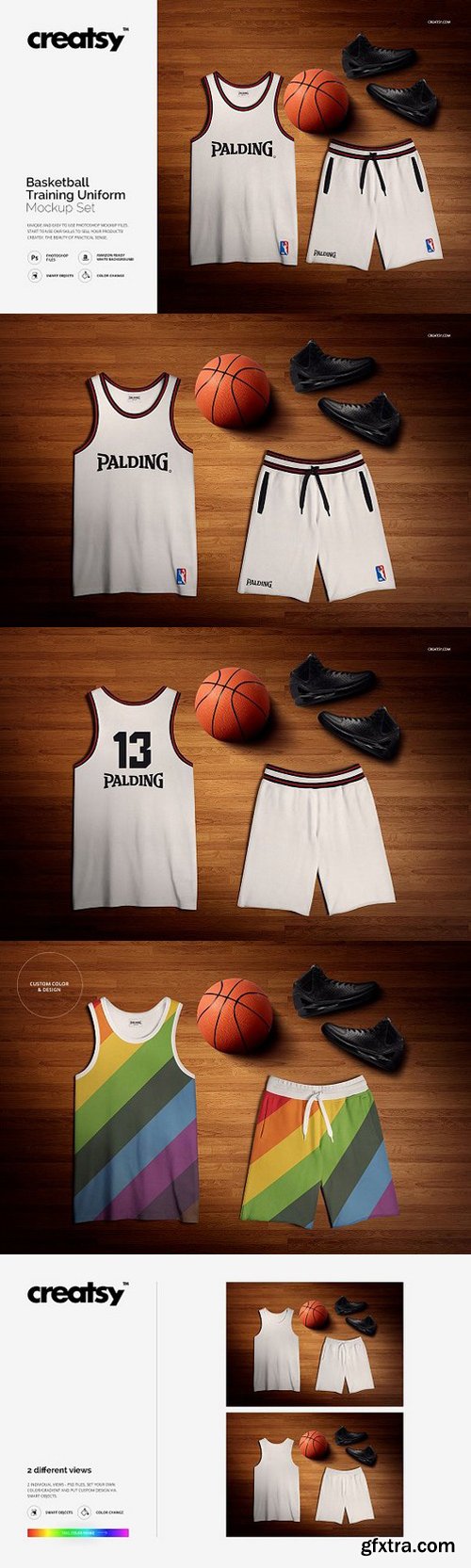 CM - Basketball Training Uniform Mockup 1531089
