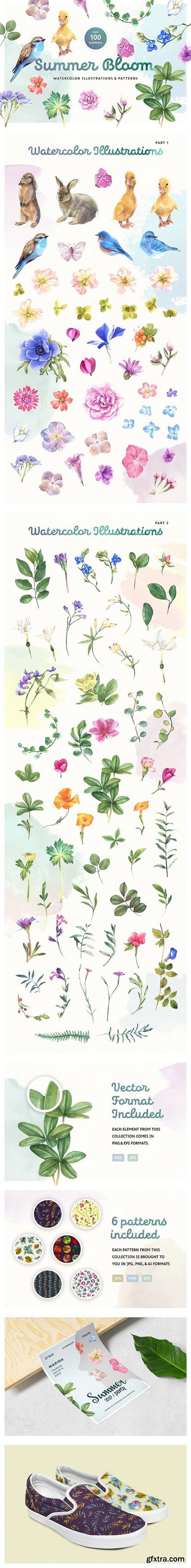 CM - Summer Bloom Watercolor Set 1529406