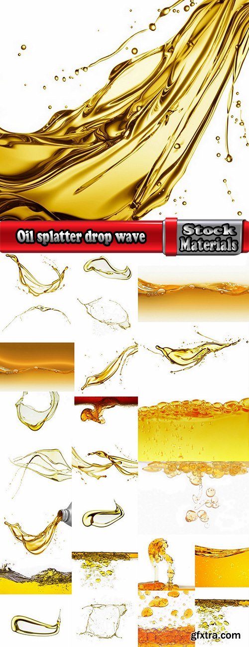 Oil splatter drop wave 25 HQ Jpeg