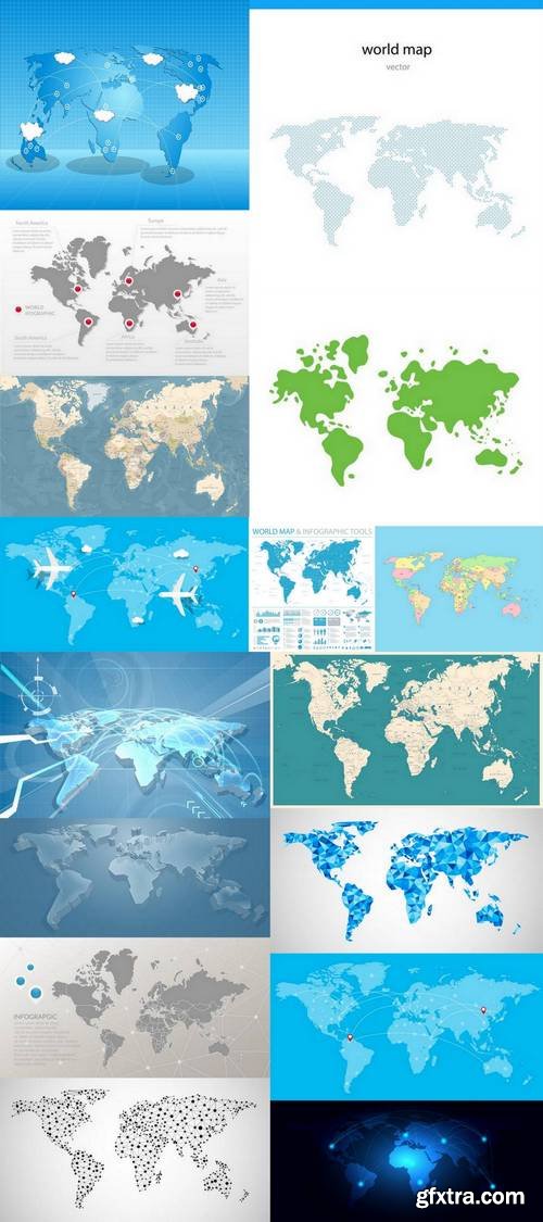 World Map Illustration 2