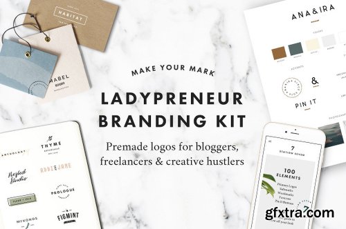 CreativeMarket Ladypreneur Branding Kit 1193603
