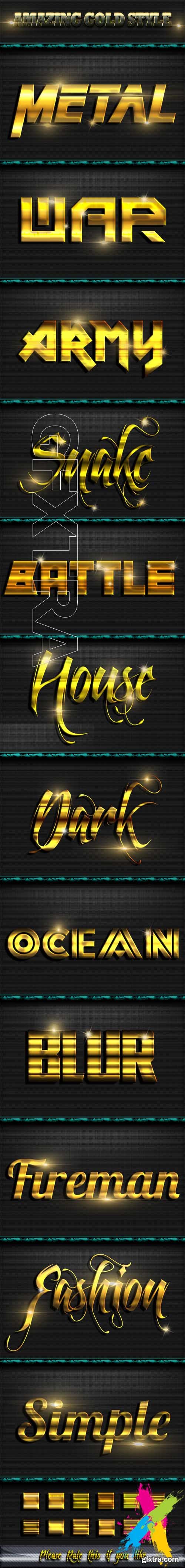 Graphicriver - Amazing Gold Style Text Effect 20162756