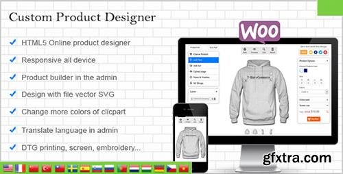CodeCanyon - WooCommerce Custom Product Designer v3.1.0 - 10959830
