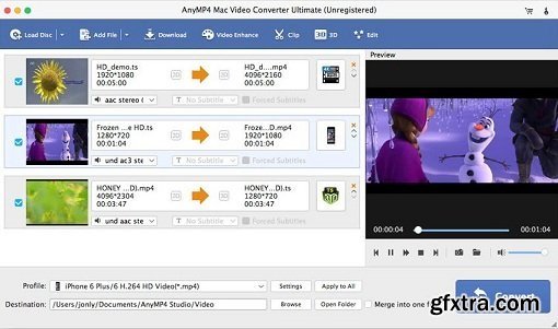 AnyMP4 Mac Video Converter Ultimate 8.0.18 (Mac OS X)