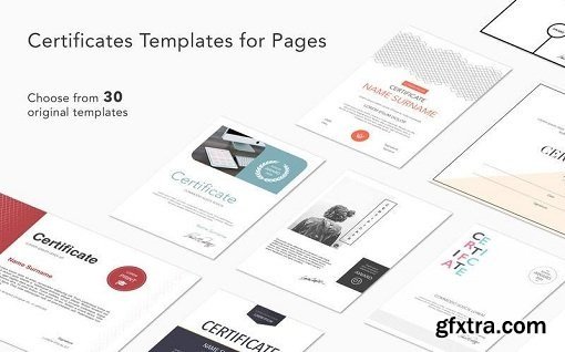 Certificates Templates for Pages 1.0 (Mac OS X)
