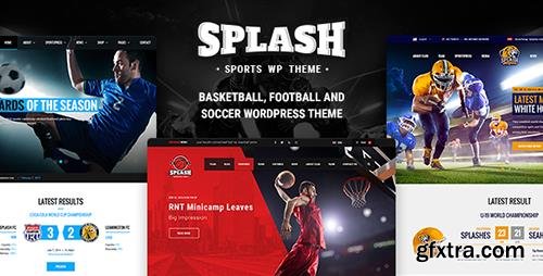 ThemeForest - Splash v3.3 - Sport WordPress Theme for Football, Soccer, Basketball, Baseball, Sport club - 16751749
