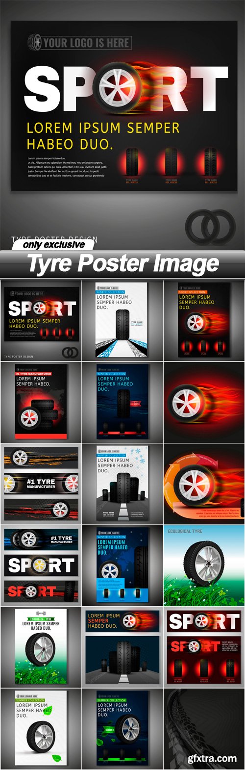 Tyre Poster Image - 18 EPS