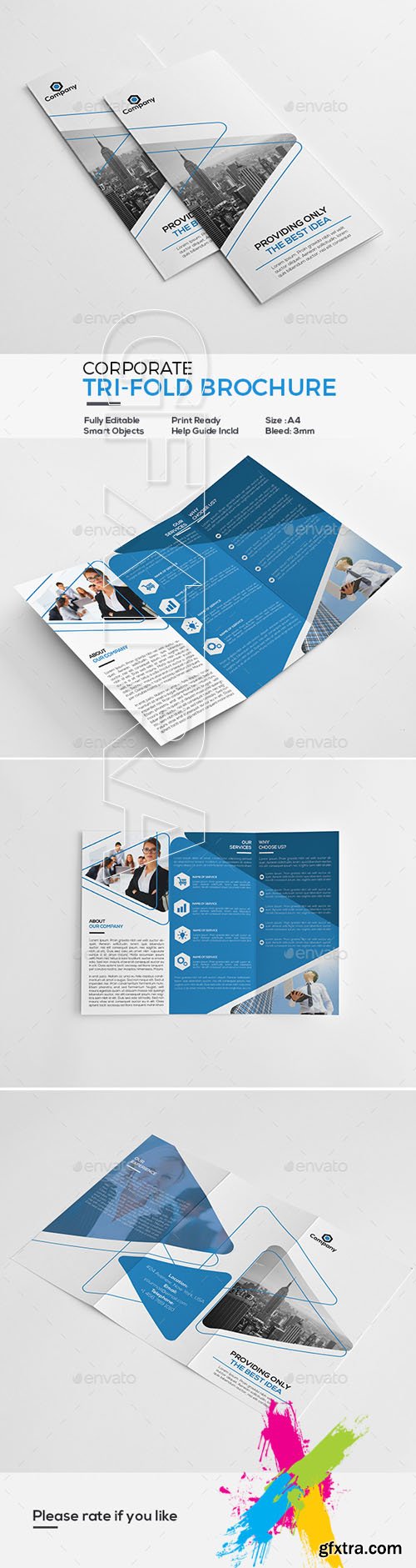 Graphicriver - Corporate Tri-Fold Brochure 20172520