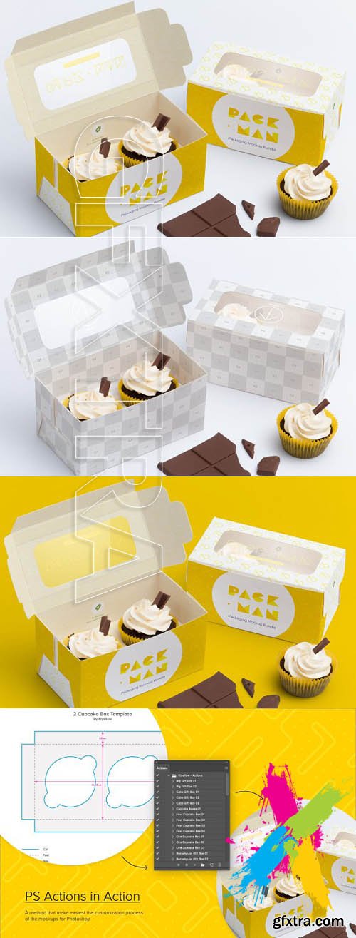 CM - Two Cupcake Box Mockup 01 1625131