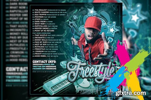 CM - Freestyle CD Cover Template 1631980