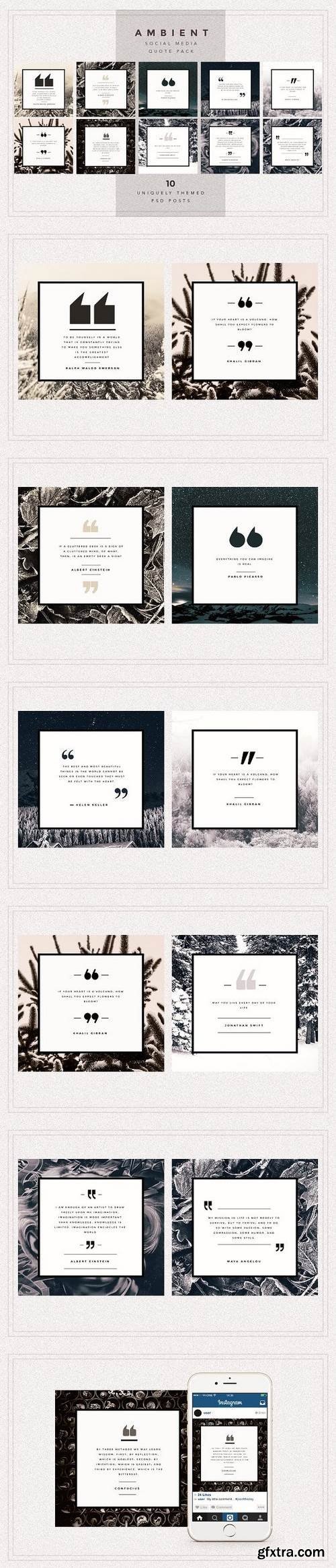CM - AMBIENT Social Media quote pack 1308486