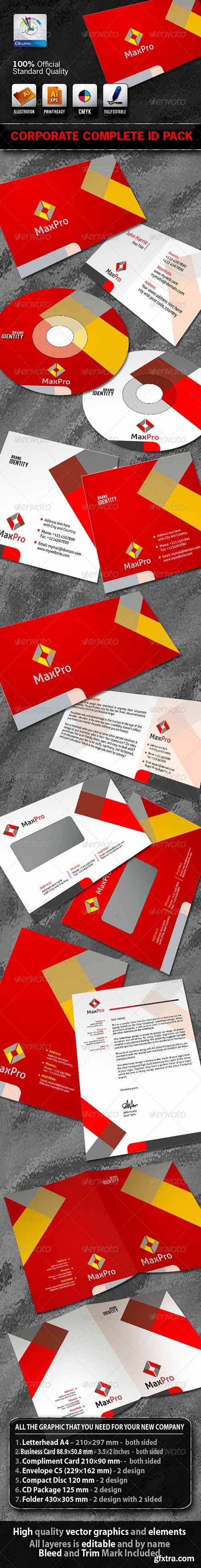 Graphicriver - MaxPro Business Corporate ID Pack With Logo 921022