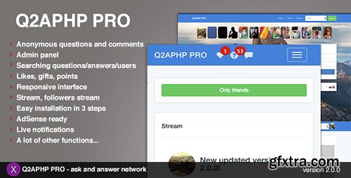 CodeCanyon - Q2APHP PRO v2.0.2 - q&a social network - 8714103